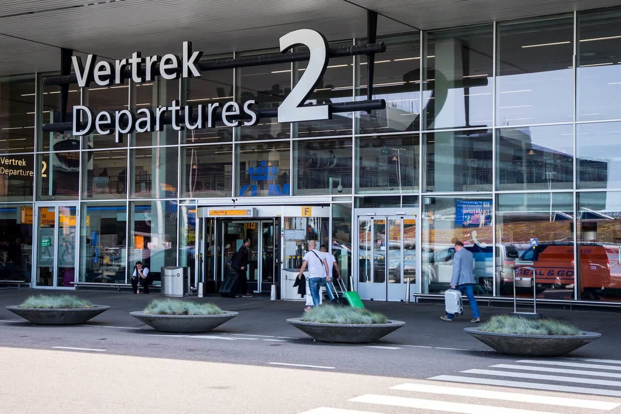 Hall des départs de Schiphol